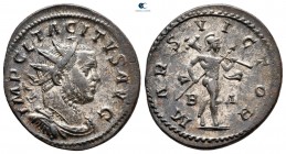 Tacitus AD 275-276. Lugdunum (Lyon). Antoninianus Æ silvered