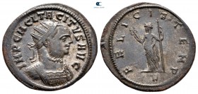 Tacitus AD 275-276. Ticinum. Antoninianus Æ silvered