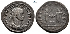 Carus AD 282-283. Tripolis. Billon Antoninianus