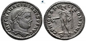 Maximianus Herculius AD 286-305. Cyzicus. Follis Æ