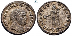 Maximianus Herculius AD 286-305. Cyzicus. Follis Æ