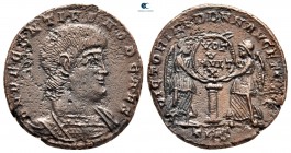 Decentius, as Caesar AD 350-353. Treveri. Follis Æ