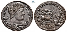 Magnentius AD 350-353. Treveri. Follis Æ