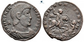 Magnentius AD 350-353. Treveri. Follis Æ