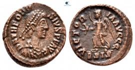 Theodosius I AD 379-395. Siscia. Follis Æ