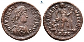 Theodosius I AD 379-395. Siscia. Follis Æ
