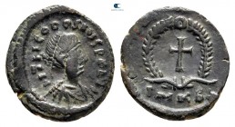 Theodosius II AD 402-450. Cyzicus. Nummus Æ