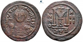 Justinian I AD 527-565. Dated RY 14=540/1 AD. Cyzicus. Follis or 40 Nummi Æ