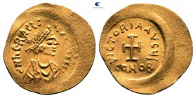 Heraclius AD 610-641. Struck AD 610-613. Constantinople. Tremissis AV