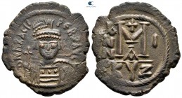 Heraclius AD 610-641. Dated RY 1 = AD 610/1. Cyzicus. 1st officina. Follis or 40 Nummi Æ