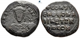 Constantine VII and Romanus I AD 913-959. Constantinople. Follis or 40 Nummi Æ
