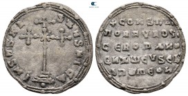 Constantin VII and Romanus I AD 920-944. Constantinople. Miliaresion AR
