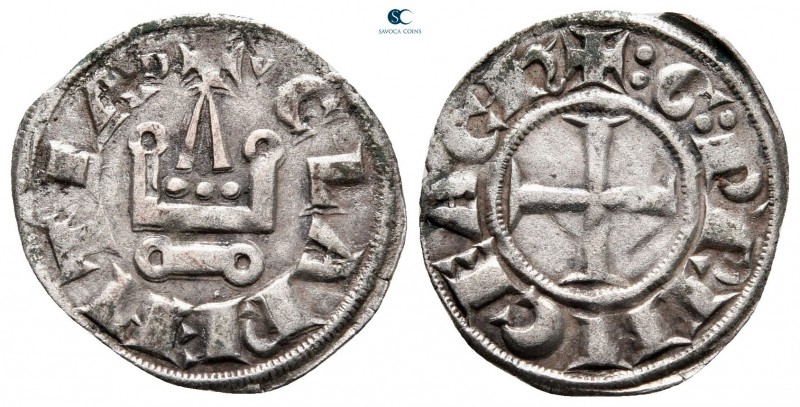 Guillaume II de Villehardouin AD 1246-1278. Corinth
Denier Tournois BI. Variety...