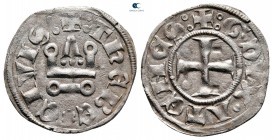 Guillaume de la Roche AD 1280-1287. Thebes mint. Denier Tournois BI. Variety A7