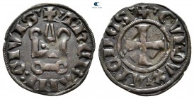 Guy II de la Roche AD 1287-1308. Denier Tournois BI