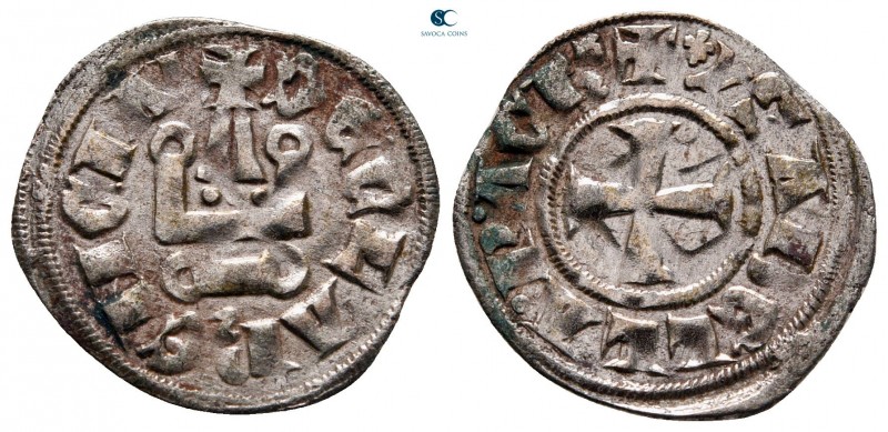 Isabelle de Villehardouin AD 1297-1301. Glarenza (modern Kyllini in Elis)
Denie...