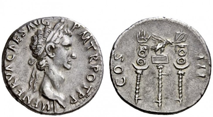 The Roman Empire 
 Nerva, 96 – 98 
 Cistophoric tetradrachm, Asia Minor 96, AR...