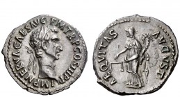 The Roman Empire 
 Nerva, 96 – 98 
 Denarius 97, AR 3.52 g. IMP NERVA CAES AVG P M TR P COS III P P Laureate head r. Rev. AEQVITAS – AVG Aequitas st...