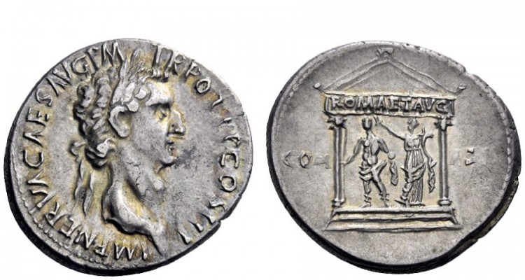 The Roman Empire 
 Nerva, 96 – 98 
 Cistophoric tetradrachm, Asia Minor 97, AR...