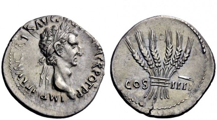 The Roman Empire 
 Nerva, 96 – 98 
 Cistophoric tetradrachm, Asia Minor 98, AR...