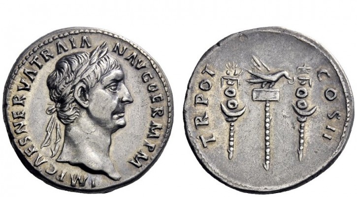 The Roman Empire 
 Trajan, 98 – 117 
 Cistophoric tetradrachm, Ephesus 1st Jan...