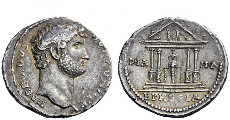 The Roman Empire 
 Hadrian, 117 – 138 
 Cistophoric tetradrachm, Ephesus circa...