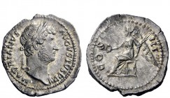 The Roman Empire 
 Hadrian, 117 – 138 
 Denarius 128-132, AR 3.43 g. HADRIANVS – AVGVSTVS P P Laureate bust r., with drapery on l. shoulder. Rev. CO...