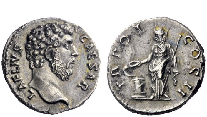 The Roman Empire 
 Aelius caesar, 136 – 138 
 Denarius 137, AR 3.21 g. L AELIV...