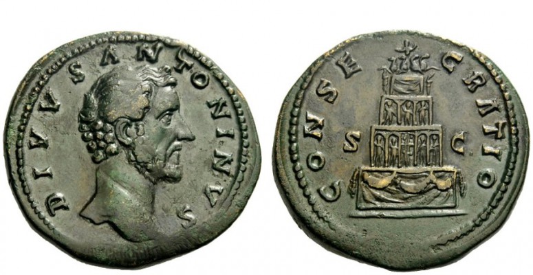 The Roman Empire 
 Antoninus Pius augustus, 138 – 161 
 Divus Antoninus . Sest...