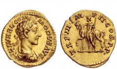 The Roman Empire 
 Commodus, 177 – 192 
 Aureus 178, AV 7.22 g. L AVREL COM – MODVS AVG Laureate, draped and cuirassed bust r. Rev. TR P III IM – P ...