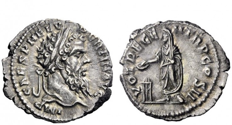 The Roman Empire 
 Pertinax, 1st January – 28 th March 193 
 Denarius 1st Janu...