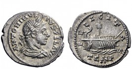 The Roman Empire 
 Elagabalus, 218 – 222 
 Denarius, Antiochia 218-219, AR 3.25 g. ANTONINVS – PIVS FEL AVG Laureate, draped and cuirassed bust seen...