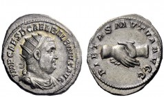 The Roman Empire 
 Balbinus, 22nd April – 29th July 238 
 Antoninianus April-June 238, AR 5.93 g. IMP CAES D CAEL BALBINVS AVG Radiate, draped and c...