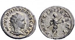 The Roman Empire 
 Philip II, caesar 244 – 247 
 Antoninianus 245-246, AR 4.56 g. M IVL PHILIPPVS CAES Radiate, draped and cuirassed bust r. Rev. PR...