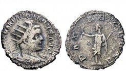 The Roman Empire 
 Pacatianus, 248-249 
 Antoninianus or double-denarius, Viminacium circa 248-249, AR 3.70 g. IMP T C L MAR PACATIANVS P F AV Radia...