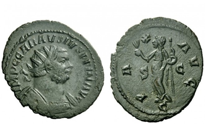 The Roman Empire 
 Carausius, 286 – 293 
 Antoninianus, Camulodunum 291-292, b...