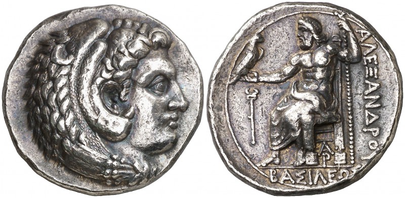 Imperio Macedonio. Alejandro III, Magno (336-323 a.C.). Arados. Tetradracma. (S....