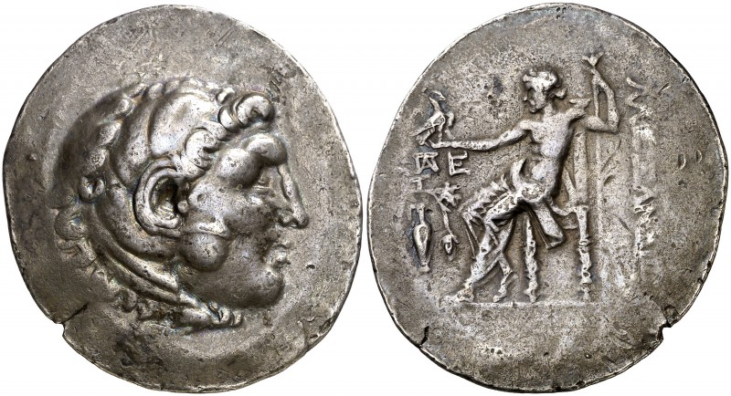 Imperio Macedonio. Alejandro III, Magno (336-323 a.C.). Temnos. Tetradracma. (S....