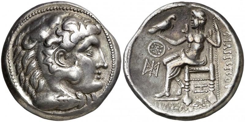 Imperio Macedonio. Filipo III, Arridaeo (323-317 a.C.). Arados. Tetradracma. (S....
