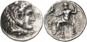 Imperio Macedonio. Filipo III, Arridaeo (323-317 a.C.). Babilonia. Tetradracma. (S. 6749 var) (MJP. P205). 17,08 g. MBC/MBC+.