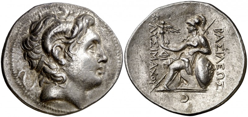 Reino de Tracia. Lisímaco (323-281 a.C.). Tetradracma. (S. 6816 var). 16,76 g. B...