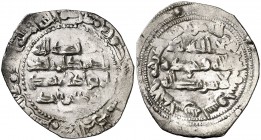 AH 232. Emirato Independiente. Abderrahman II. Al Andalus. Dirhem. (V. 199) (Fro. 1). 2,40 g. MBC+.