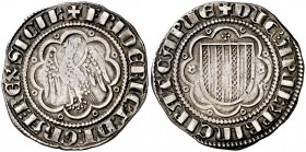 Frederic III de Sicília (1296-1337). Sicília. Pirral. (Cru.V.S. 566) (Cru.C.G. 2554). 3,28 g. MBC-/MBC.