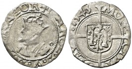 1545. Carlos I. Besançon. 1/2 carlos. (Vti. falta) (P.A. 5388 sim). 0,73 g. MBC-/MBC.