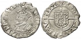 1546. Carlos I. Besançon. 1/2 carlos. (Vti. falta) (P.A. 5388 sim). 0,75 g. MBC+.