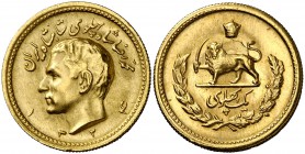 SH 1324 (1945). Irán. Muhammad Reza Pahlevi Shah. 1 pahlevi. (Fr. 101) (Kr. 1150). 8,15 g. AU. EBC.