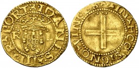 Portugal. Juan III (1521-1557). Lisboa. Cruzado. (Gomes 152). 3,39 g. AU. MBC.
