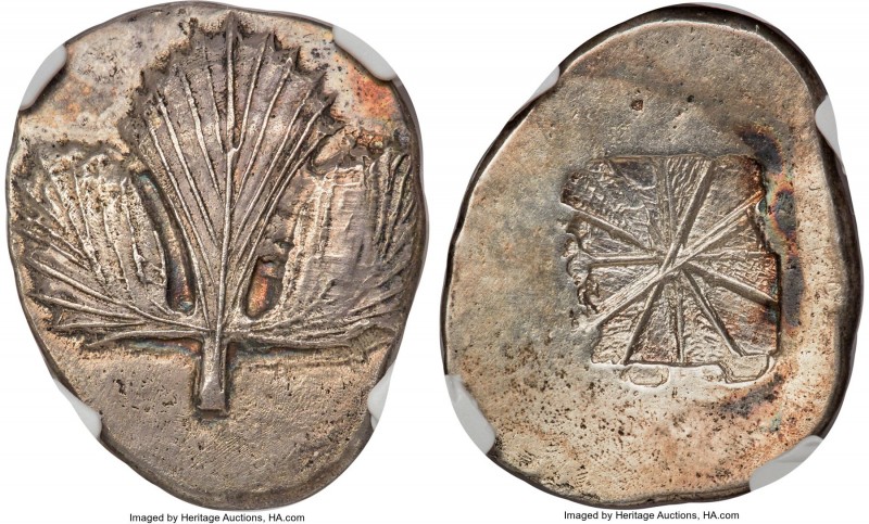 SICILY. Selinus. Ca. 540-480 BC. AR didrachm (27mm, 8.66 gm). NGC MS 5/5 - 2/5, ...
