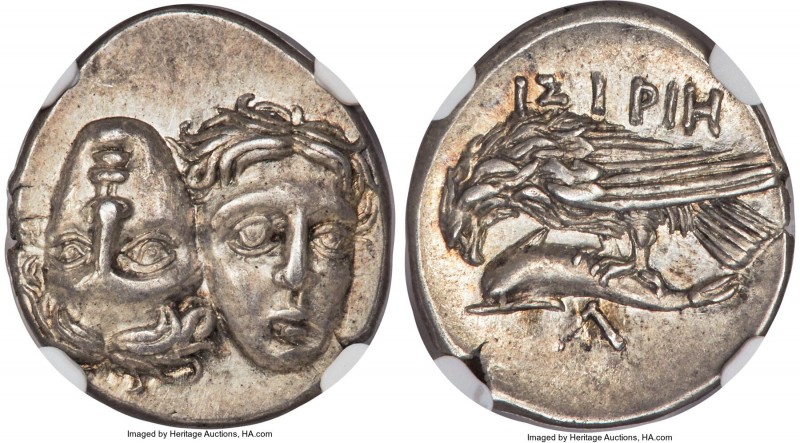 MOESIA. Istrus. Ca. 4th century BC. AR drachm (19mm, 5.83 gm, 12h). NGC Choice A...