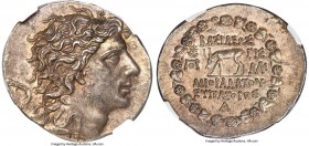 PONTIC KINGDOM. Mithradates VI Eupator the Great (120-63 BC). AR tetradrachm (37mm, 16.72 gm, 11h). NGC MS S 5/5 - 4/5, Fine Style. Dated Seleucid Era...